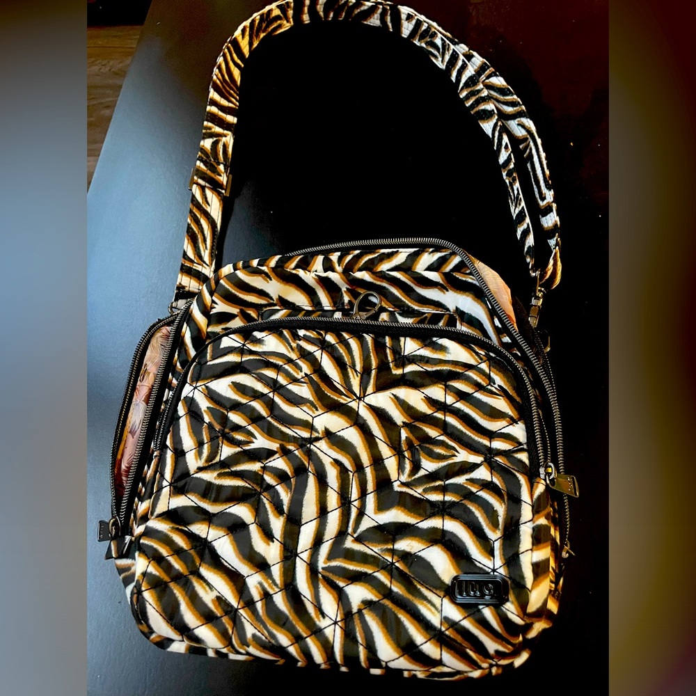 Pre-Owned Lug Ranger Animal Print Medium Cross-Body Bag